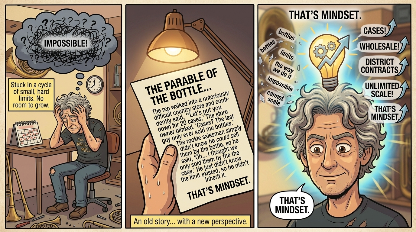 Mindset cartoon